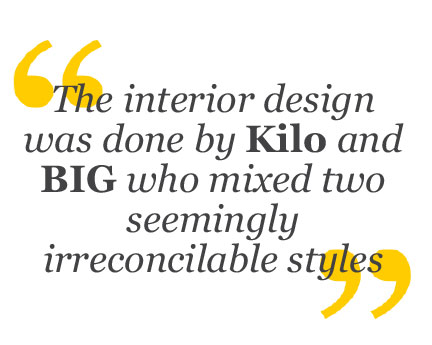 Quote Kilo and BIG interior design at Llama Restaurant