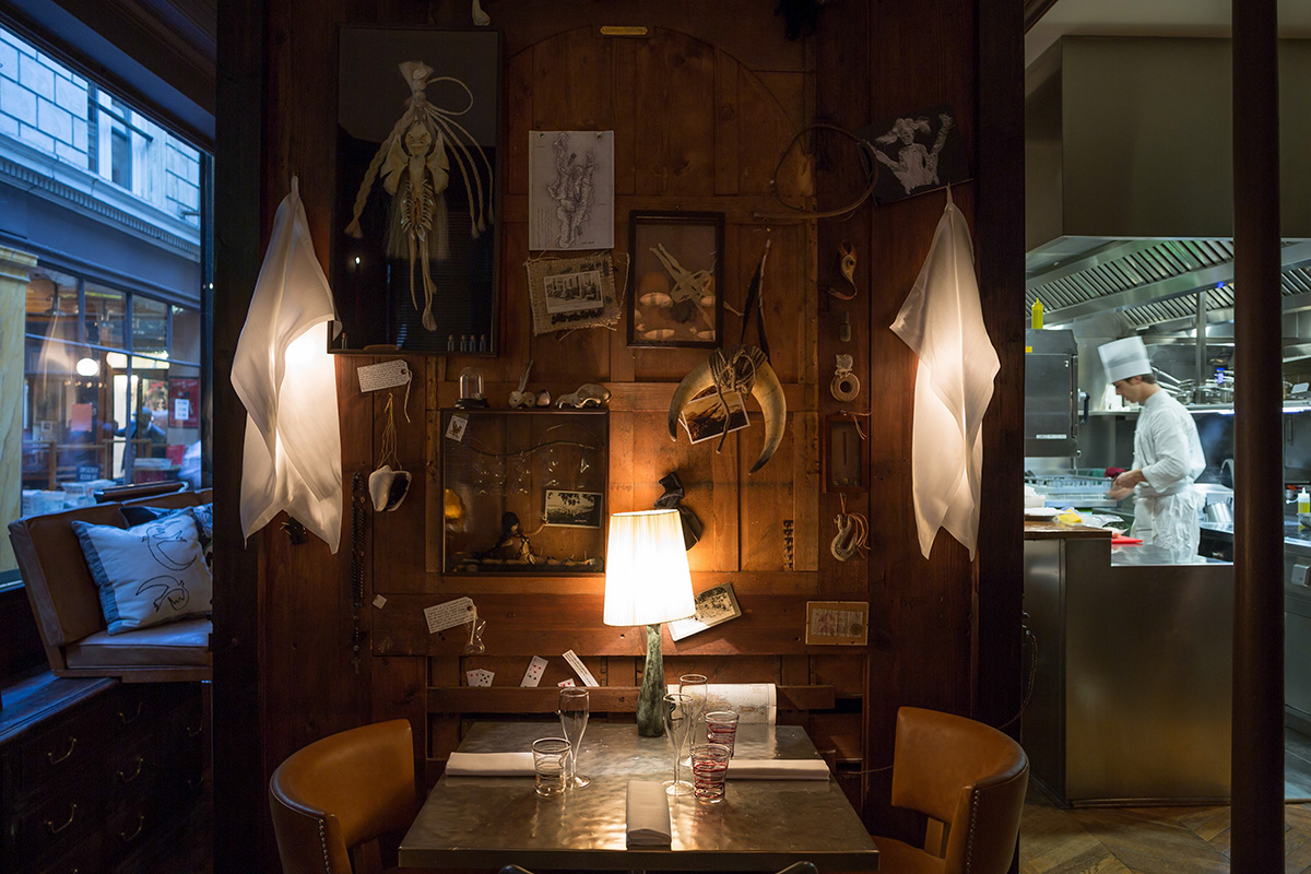 interior of the Cafè Stern, Paris