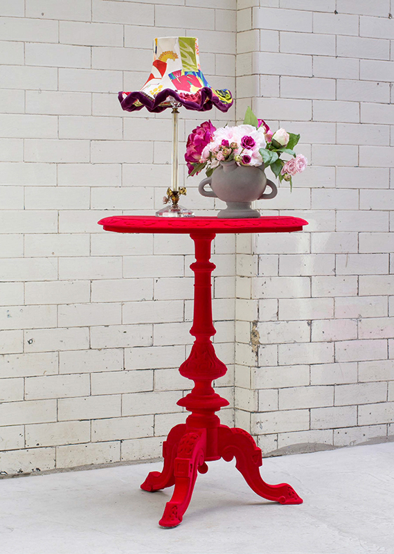 Squint_LisaWhatmough_Flocked_Velvet_Table_red