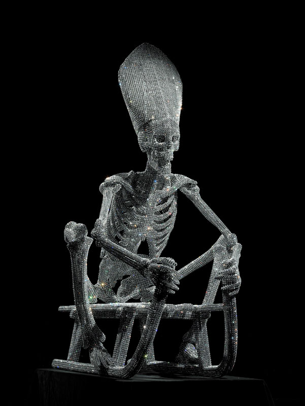 NicolaBolla_Swarovski skeleton on sledge