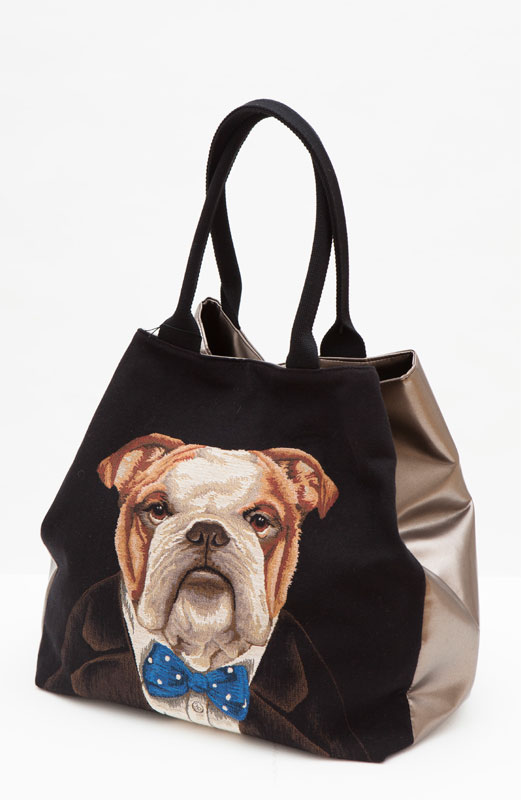 Animali_Vip_borsa_Cane_NicolettadellaGatta_animali_jacquard