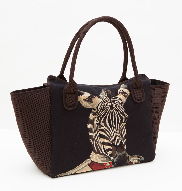 Animali_Vip_borsa_Zebra_NicolettadellaGatta_animali_jacquard