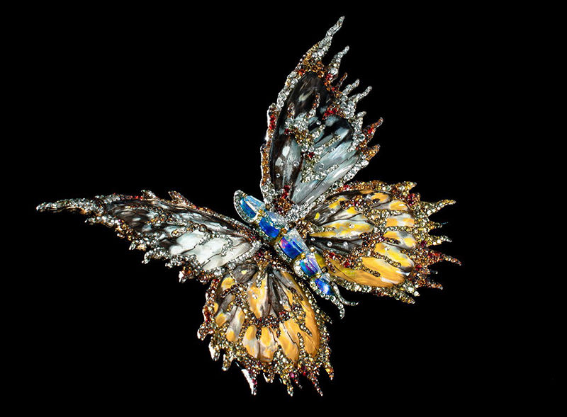 Forever Dancing Butterfly brooch_Wallace_Chan