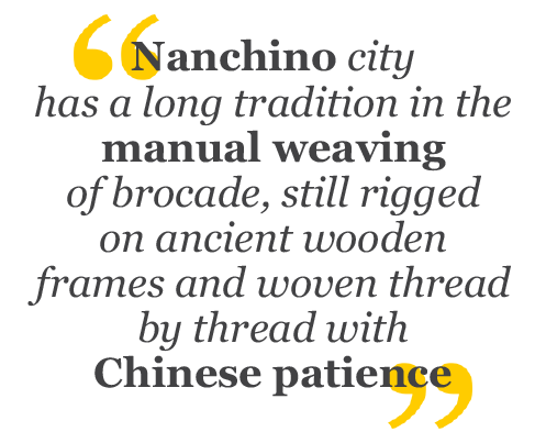 Quote english Nanchino manuale weaving