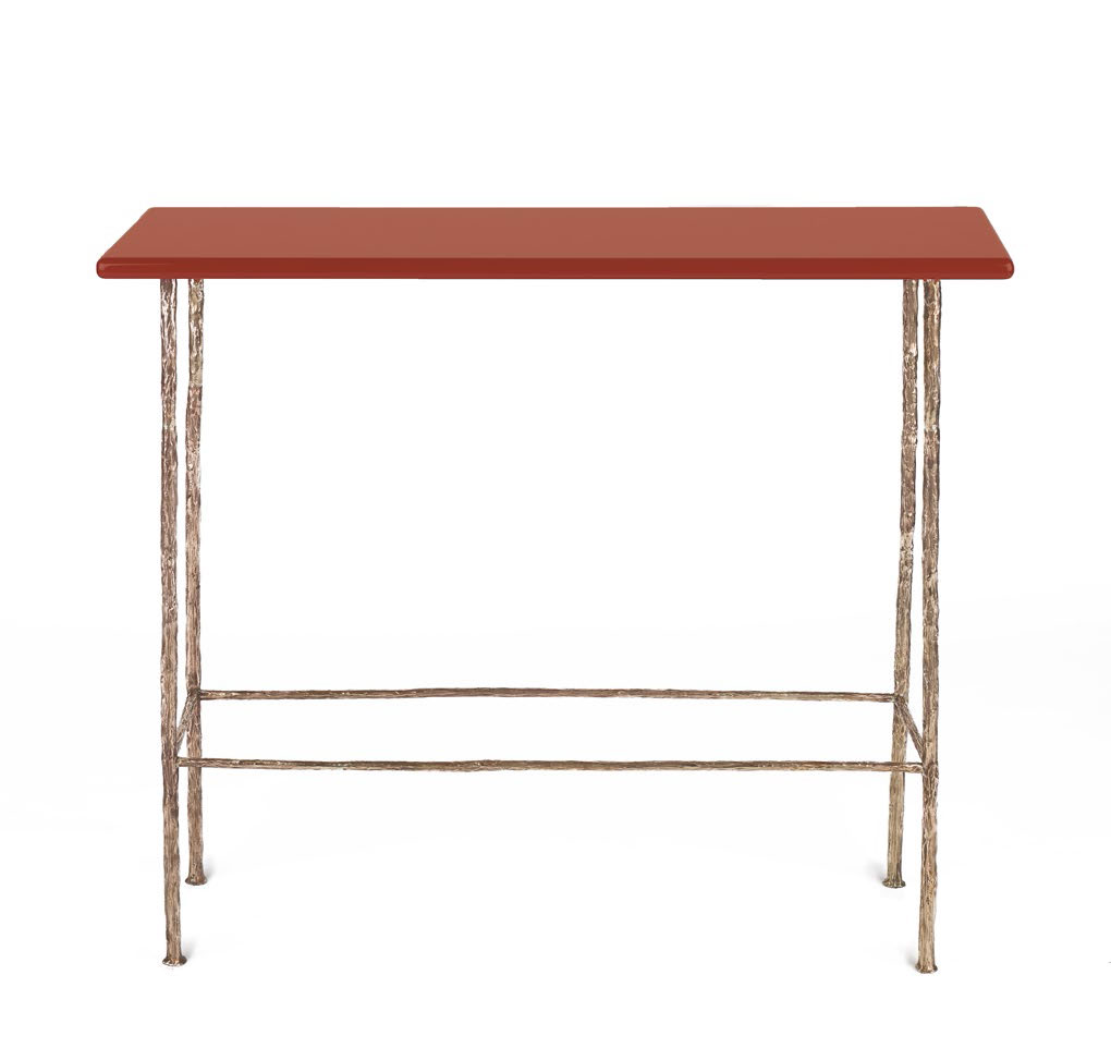 red bronze table
