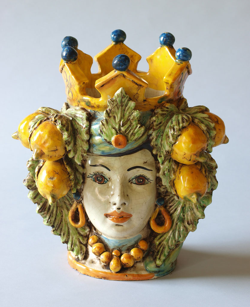 anthropomorphic vase Caltagirone