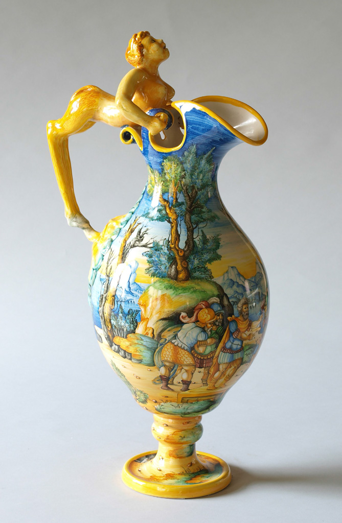 Jug with handle in "grotesque style”,