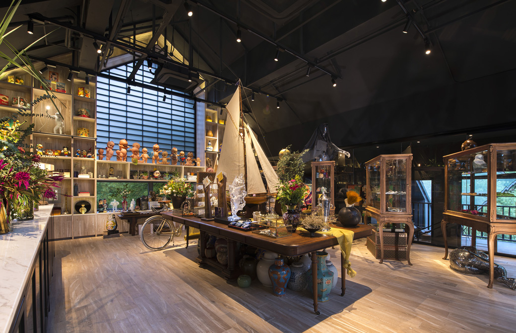 Interior of the concept store Garden 27 in Shangai