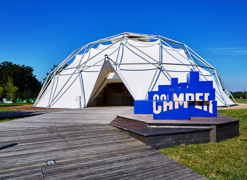 Lo scorso 18 giugno Vitra e Camper hanno presentato un progetto pop-up della durata di tre mesi presso la Cupola al Campus Vitra di Weil am Rhein