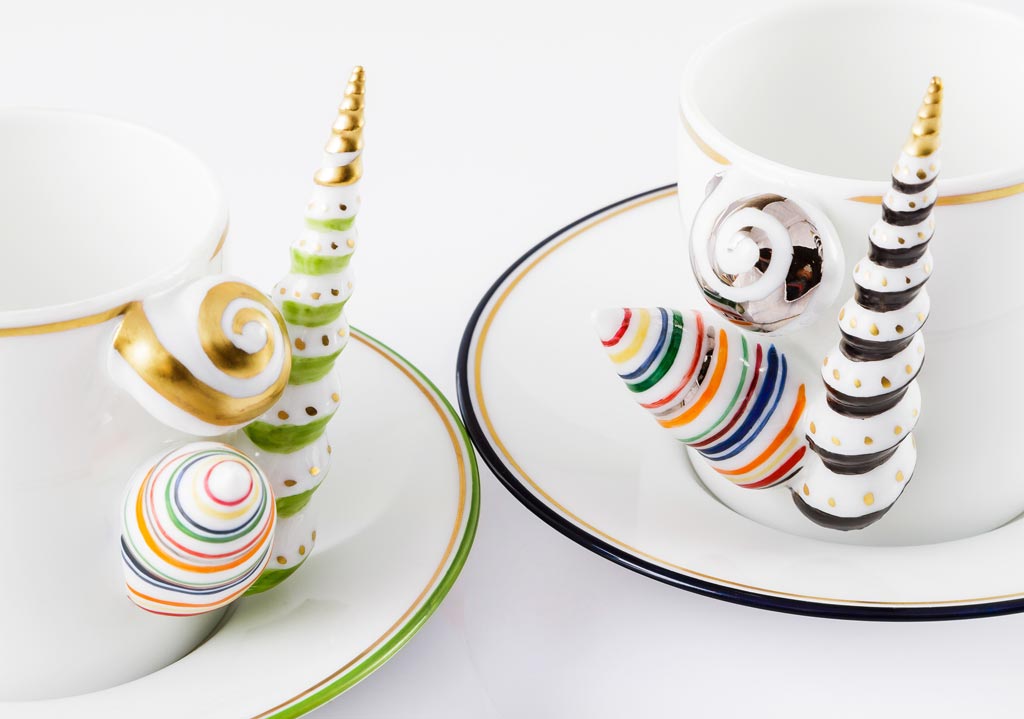 Coffee cups and saucers