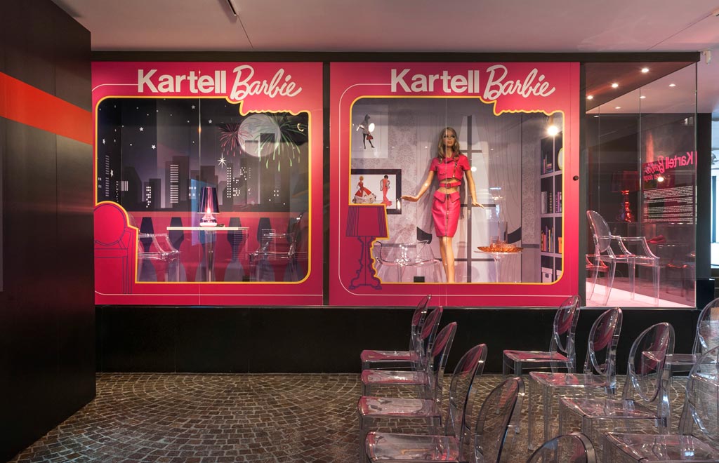 Barbie in Kartell Museum in Milan