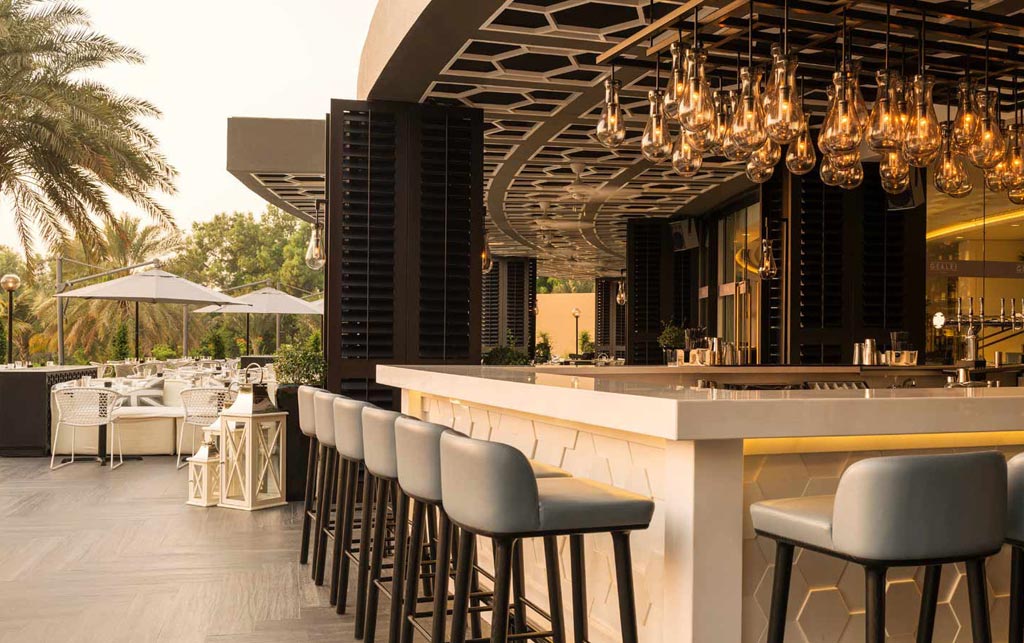 Non solo ristorante, il Geales è anche un cocktail bar molto chic; dalla terrazza si possono osservare le cime dei grattacieli della zona Marina di Dubai.