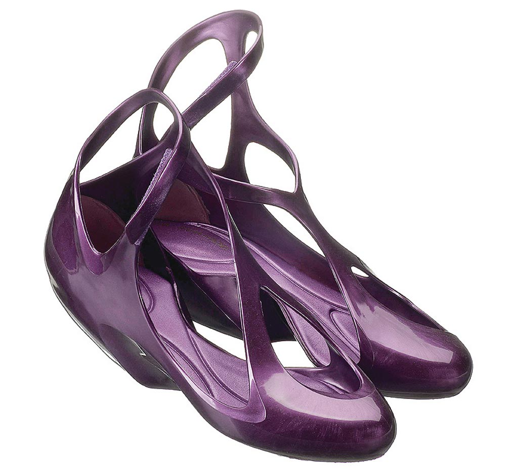 Scarpe Melissa, progetto di Zaha Hadid - colore viola