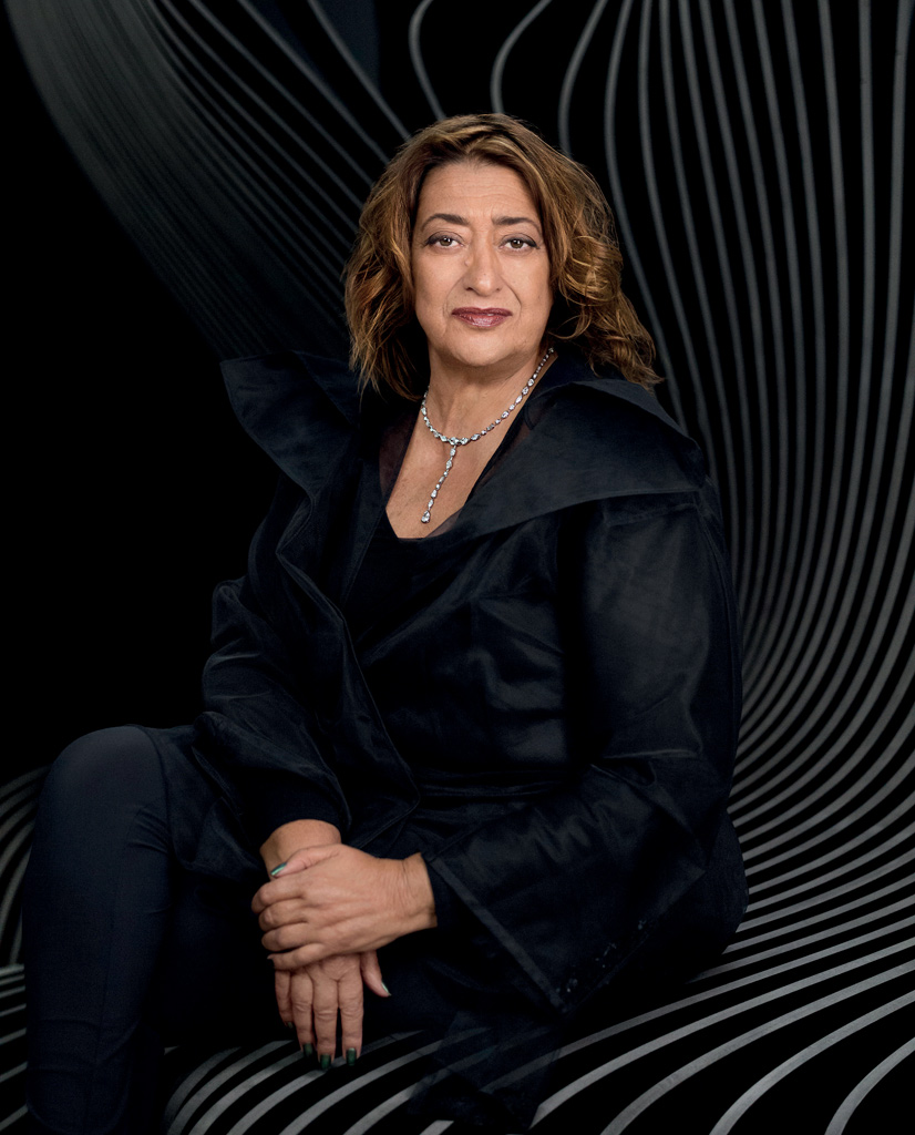 Zaha Hadid portrait